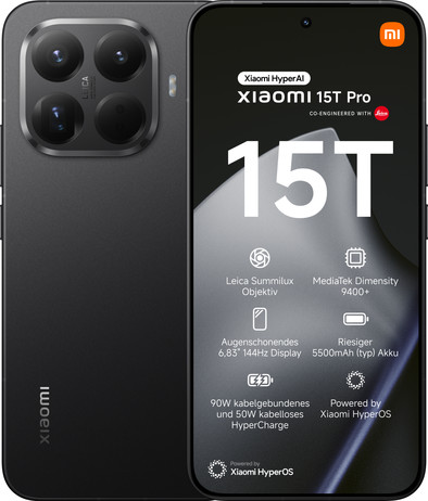 Xiaomi 15T Pro 512 GB Schwarz 5G ist nicht mehr verfügbar
