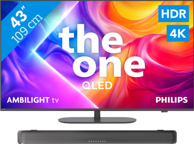 Philips Ambilight 43 Zoll PUS9000 QLED 4K (2025) + Philips TAB5109 ist nicht mehr verfügbar