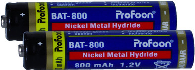 Aufladbare AAA-NiMH-Batterien  Profoon 800 mAh 2er-Pack ist nicht mehr verfügbar