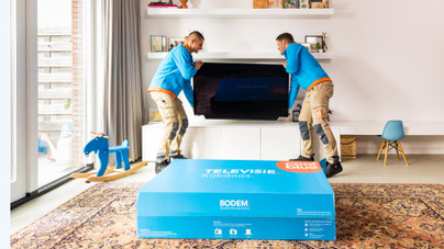 Lieferung und Installation deines Fernsehers