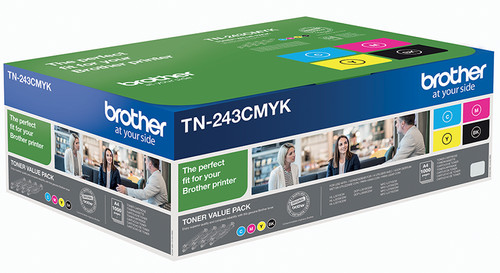 Pack 4 Toners, Brother TN-243CMYK