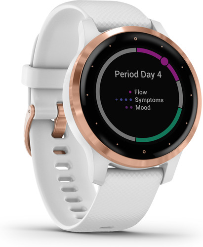 Garmin Vivoactive 4S Roségold/Weiß - 40 mm | Coolblue - Vor 12:00, morgen da