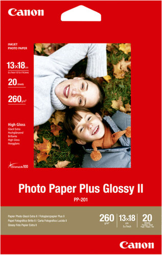 Canon PP-201 Glossy Plus Fotopapier 20 Bögen 13 x 18 cm Main Image