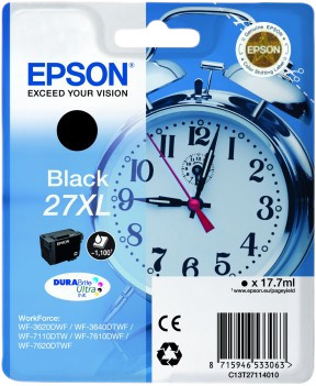 Epson 27XL Cartridge Black Main Image