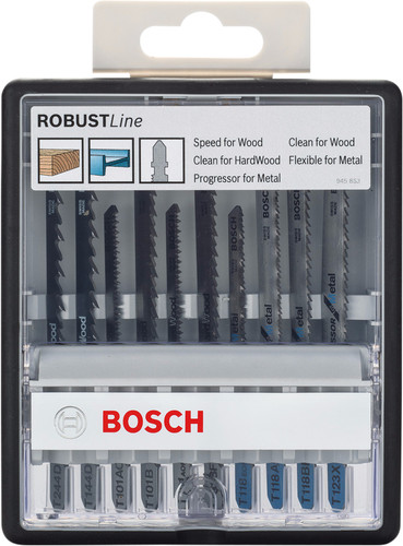 Bosch Robust Line 10-teiliges Stichsägeblatt-Set (universal) Main Image