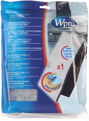 Wpro Range Hood Filter 2-in-1 47x57cm Main Image