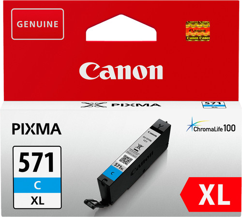 Canon CLI-571XL Cartridge Cyan Main Image