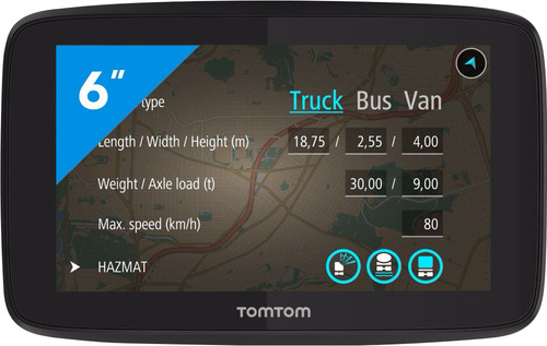 TomTom Go Professional 6250 Truck GPS System for sale online
