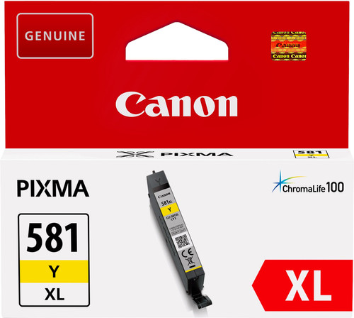 Canon CLI-581XL Cartridge Yellow Main Image