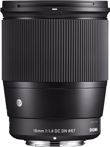 Sigma 16mm f/1.4 DC DN Contemporary E Mount Main Image