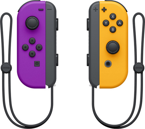 Orange and purple joycons discount