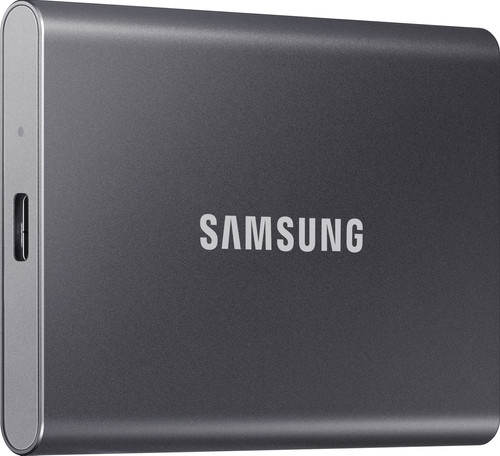 Samsung T7 Portable SSD 2TB Grau | Coolblue - Vor 13:00, morgen da