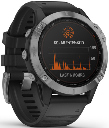 Garmin Fenix 6 Solar - Silber - 47 mm | Coolblue - Vor 12:00, morgen da