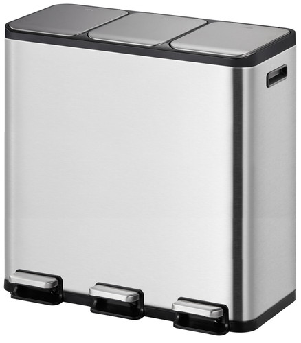 EKO EcoCasa II 3x 15L Matte Stainless Steel Main Image