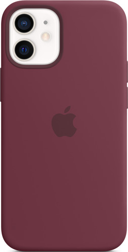 Apple Iphone 12 Mini Silikon Ruckseite Mit Magsafe Plum Purple Coolblue Vor 17 00 Morgen Da