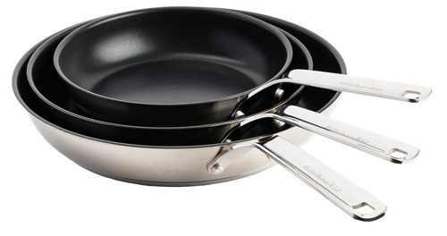 KitchenAid Stainless Steel Bratpfannenset 20 + 24 + 28 cm - Coolblue