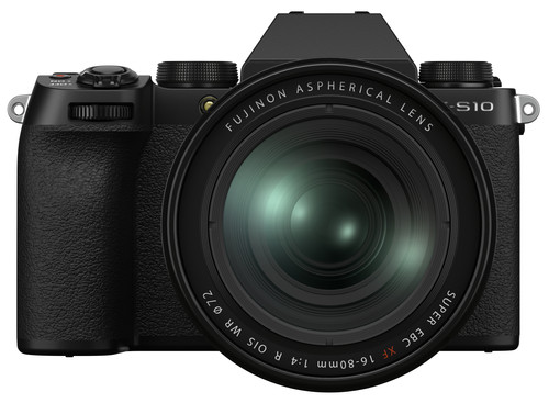 Fujifilm X-S10 Black + XF 16-80mm f/4 R OIS WR Main Image