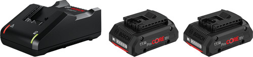 Bosch Professional 18V 4,0 Ah Akku (2x) + Ladegerät Main Image