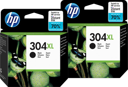 HP 304XL Patronen Schwarz Doppelpack Main Image