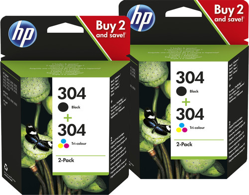 HP 304 Patronen Doppel-Multipack Main Image