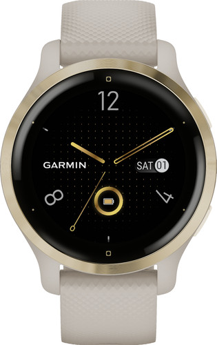 Garmin Venu 2S Gold/Beige | Coolblue - Vor 12:00, morgen da
