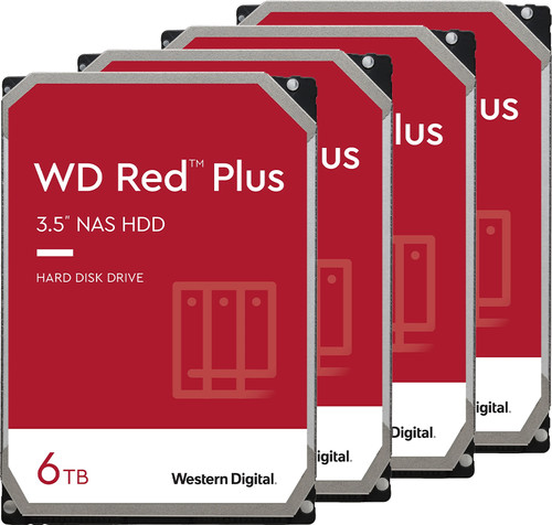 WD Red Plus WD60EFZX 6 TB 4-Pack | Coolblue - Vor 13:00, morgen da