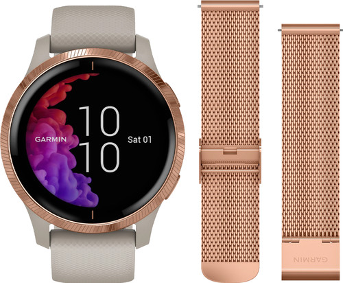 Garmin Venu Roségold / Beige + Garmin Milanaise-Band Roségold | Coolblue -  Vor 13:00, morgen da