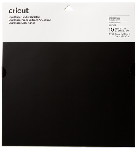 Cricut Smart Stickerkarton 33x33 Schwarz Main Image