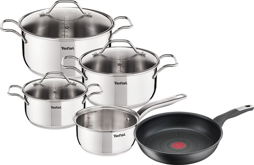 Tefal Intuition Kochgeschirrset 4-teilig + Unlimited Bratpfanne 28 cm Main Image