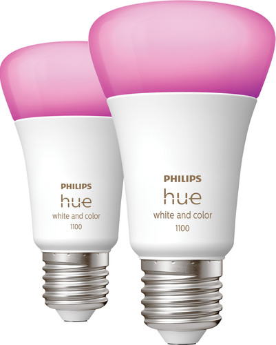 Philips Hue White and Color E27 1100lm 2-pack Main Image