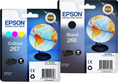 Epson 266 + Epson 267 Cartridge Combo Pack Main Image