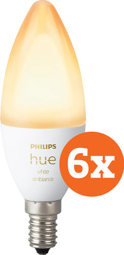 Philips Hue White Ambiance E14 6-Pack Main Image