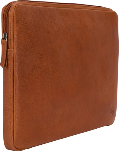 BlueBuilt 15-inch Laptop Cover Width 35 - 36cm Leather Cognac ...