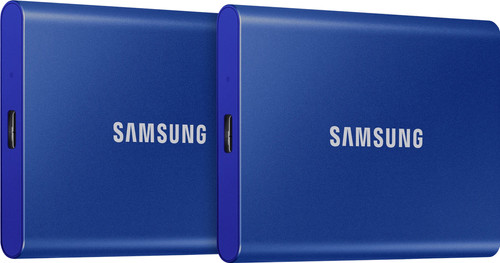 Samsung Portable SSD T7 1TB Blue - Duo Pack Main Image