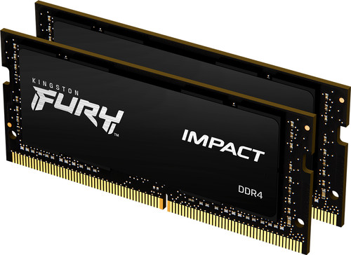 Kingston FURY Impact DDR4 SODIMM 32GB 2666 MHz (2x16GB) Main Image