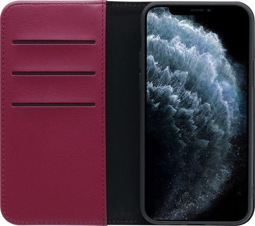 Bluebuilt Apple Iphone 11 Pro Max Book Case Leather Red Coolblue Before 13 00 Delivered Tomorrow