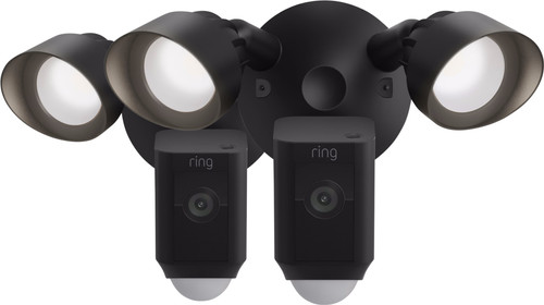 Ring Floodlight Cam Wired Plus Black Duo Pack Main Image