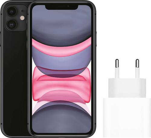 Apple iPhone 11 64GB Black + Apple USB-C Charger 20W Main Image