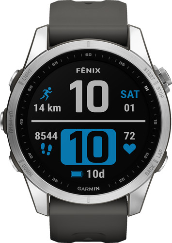 Garmin Fenix 7S Silber/Grau 42 mm | Coolblue - Vor 13:00, morgen da
