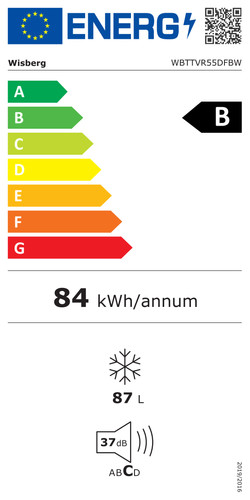 Wisberg WBTTVR55DFBW energielabel