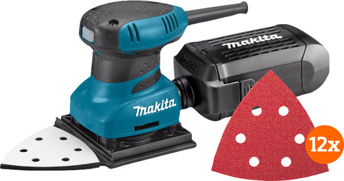 Makita BO4565 + Schleifblätter (12x) Main Image