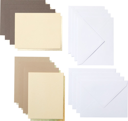 Cricut Cut-Away Cards Neutrals A2 (10,8 cm x 14 cm) 8er-Pack Main Image