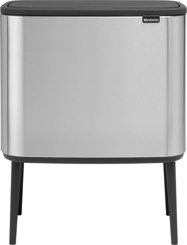 Brabantia Bo Touch Bin 11 + 23 Liter Matt Steel Fingerprint Proof Main Image