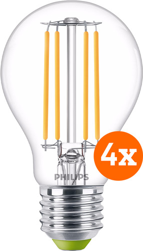 Philips LED Filamentlampe - 2,3W - E27 - warmweißes Licht 4er-Pack Main Image