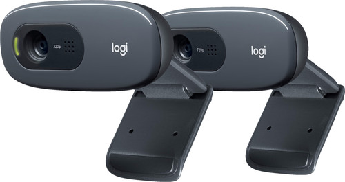 Logitech C270 HD-Webcam Doppelpack Main Image