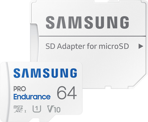 Samsung PRO Endurance 64 GB microSDXC + SD-Adapter Main Image