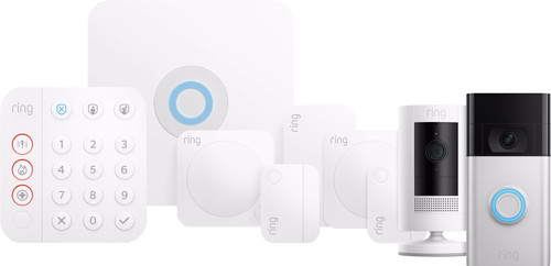 Ring Alarm Security Set 7-piece + Stick Up Cam Battery + RVD (2nd Gen ...