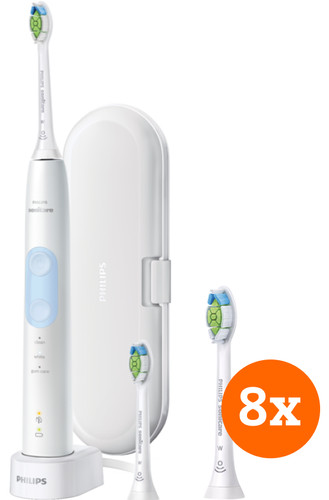 Philips Sonicare ProtectiveClean 5100 HX6859/29 + Optimal White Brush Attachments (8 units) Main Image