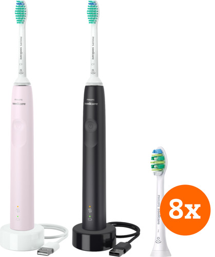 Philips Sonicare 3100 Series HX3675/15 + InterCare Brush Attachments (8 units) Main Image