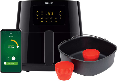 Philips Airfryer XL Connected HD9280/70 + Baking Pan Main Image